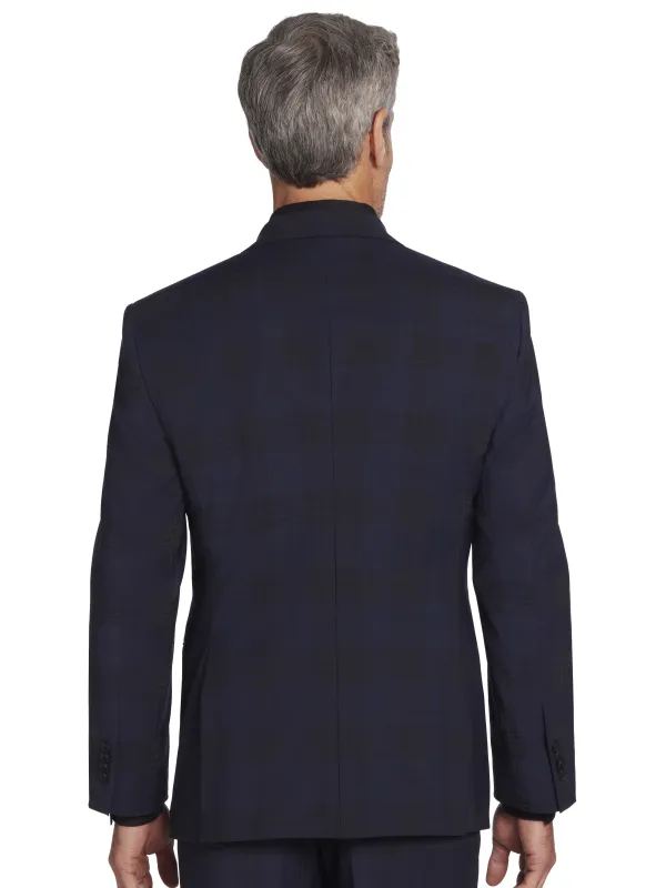 Awearness Kenneth Cole Modern Fit Plaid Suit Jacket
