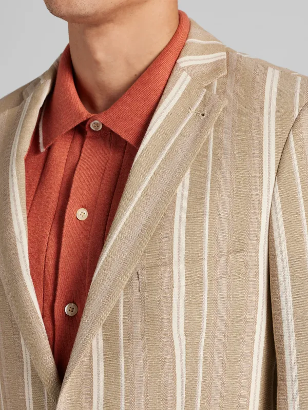 Paisley &Amp; Gray Slim Fit Stripe Suit Jacket