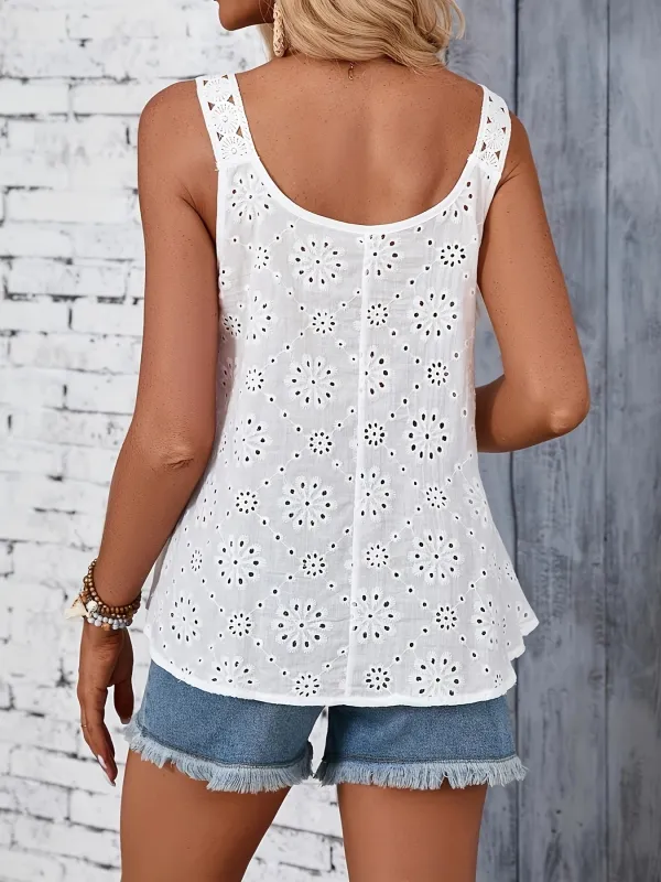 Women's Fashion Lace Patchwork Vest