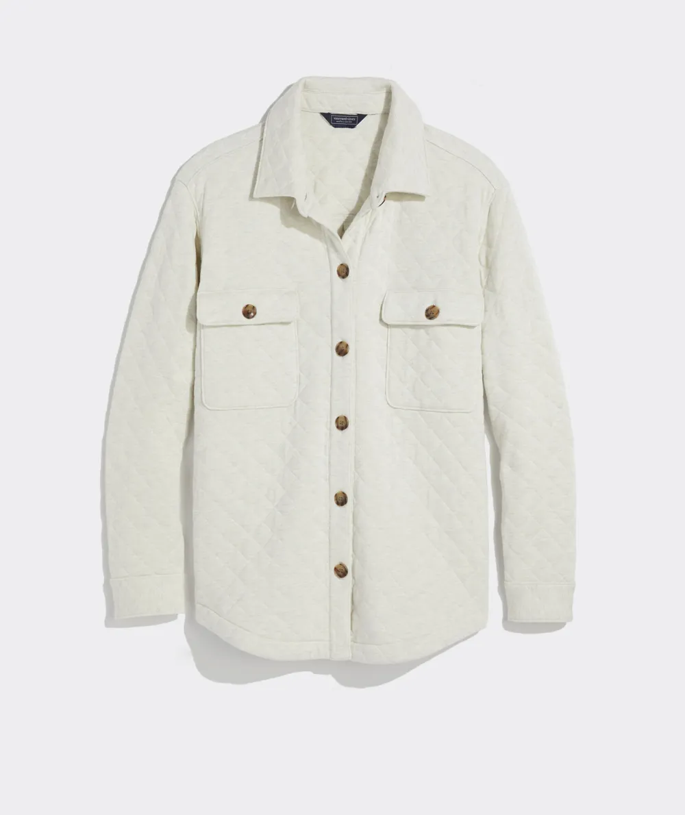 Quilted Dreamcloth® Shirt Jacket