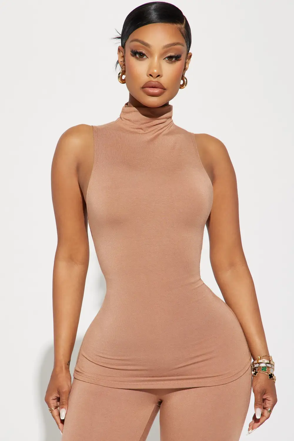 Promise You Butter Snatch Pant Set - Mocha