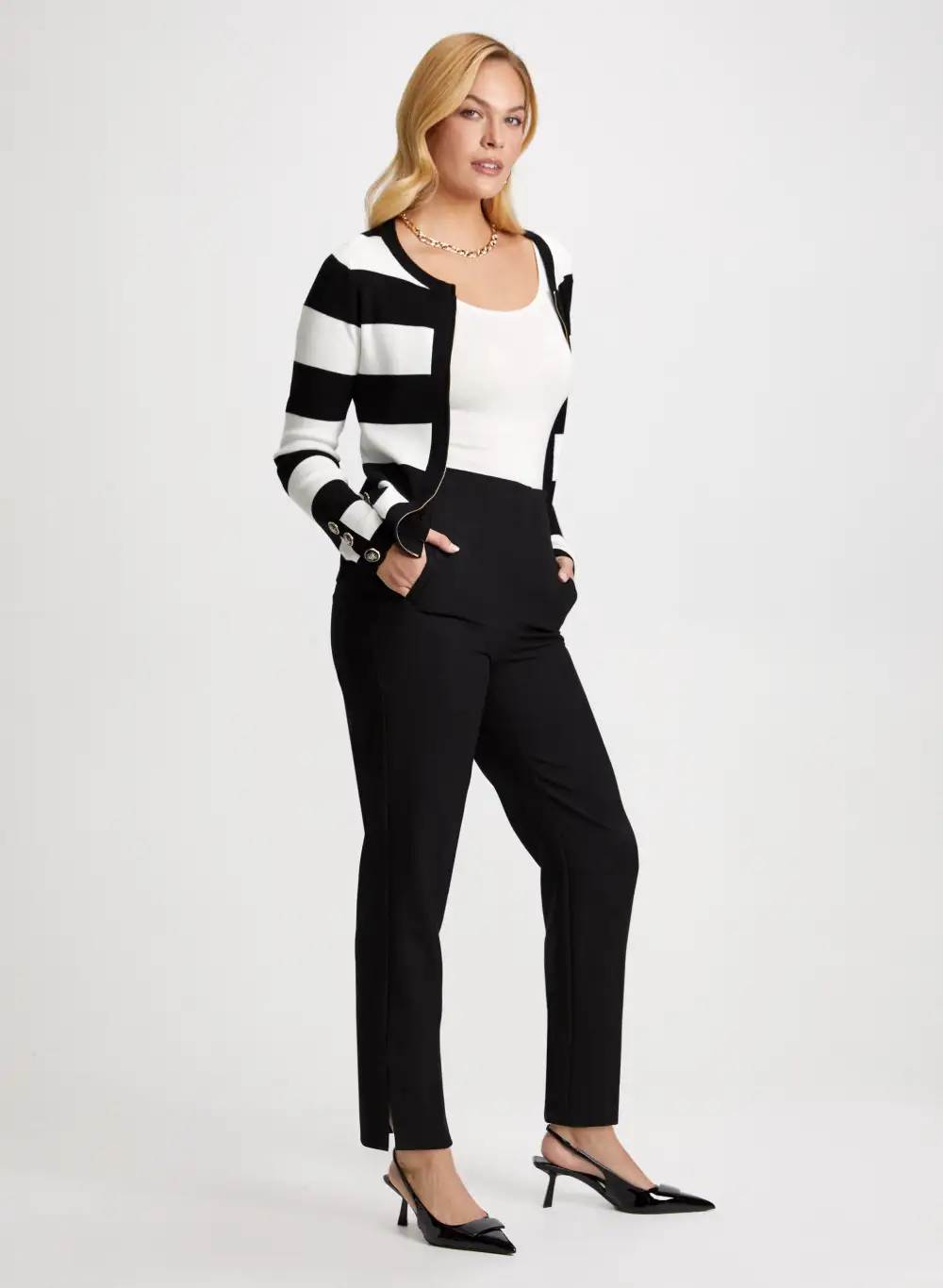 City Fit Slim Leg Pants