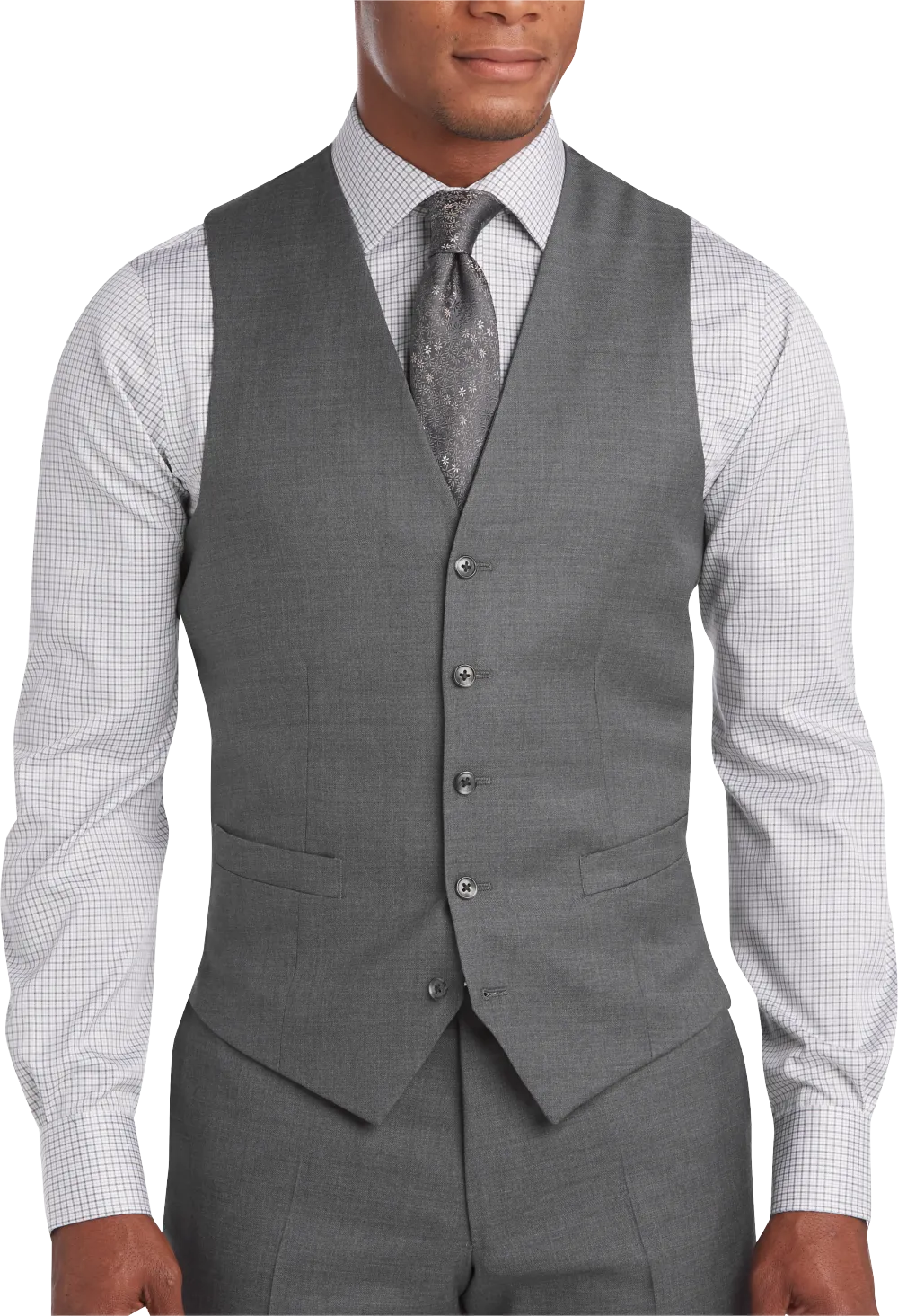 Joseph Abboud Modern Fit Wool Suit Vest